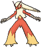 Animated sprite of Blaziken