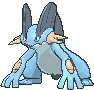 Animated sprite of Swampert